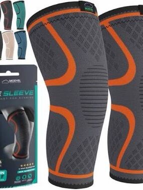 Modvel Compression Knee Brace for Women & Men, 2-Pack